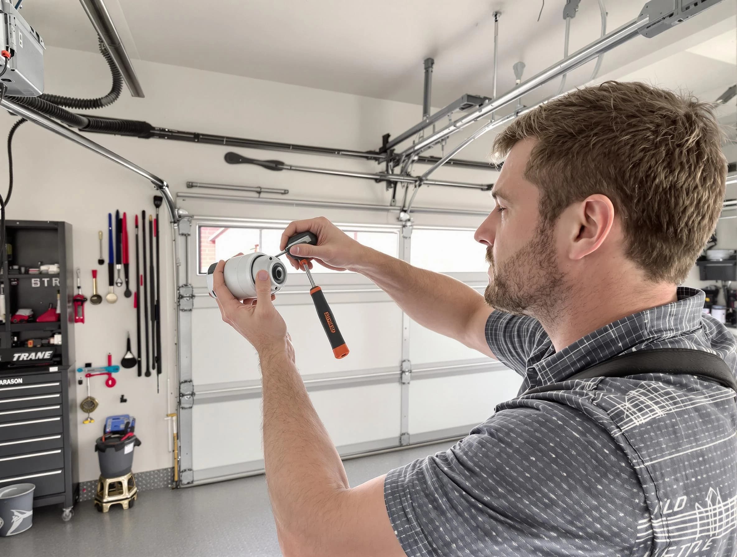 Garage door opener repair service by Coopertown Garage Door Repair in Coopertown