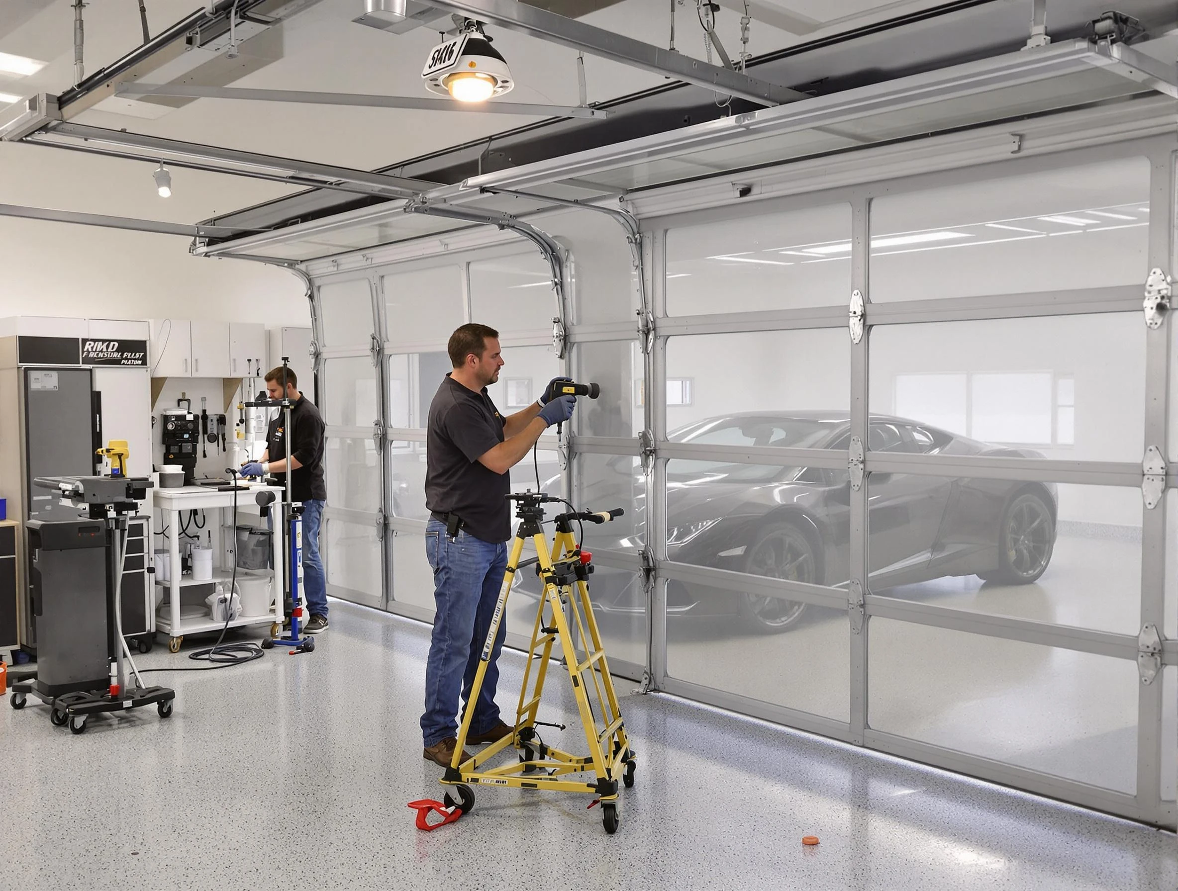 Garage Door Dents Repair in Coopertown