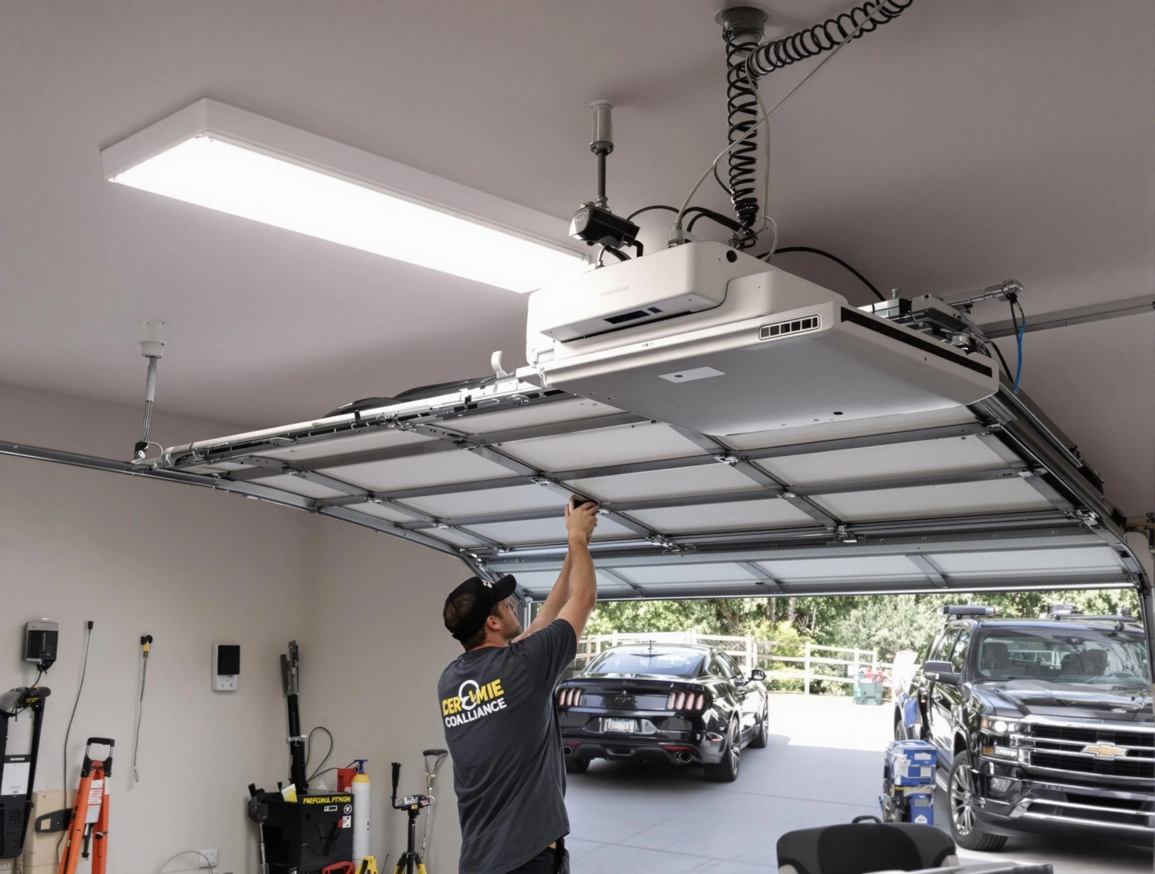 Garage Door Opener Installation in Coopertown