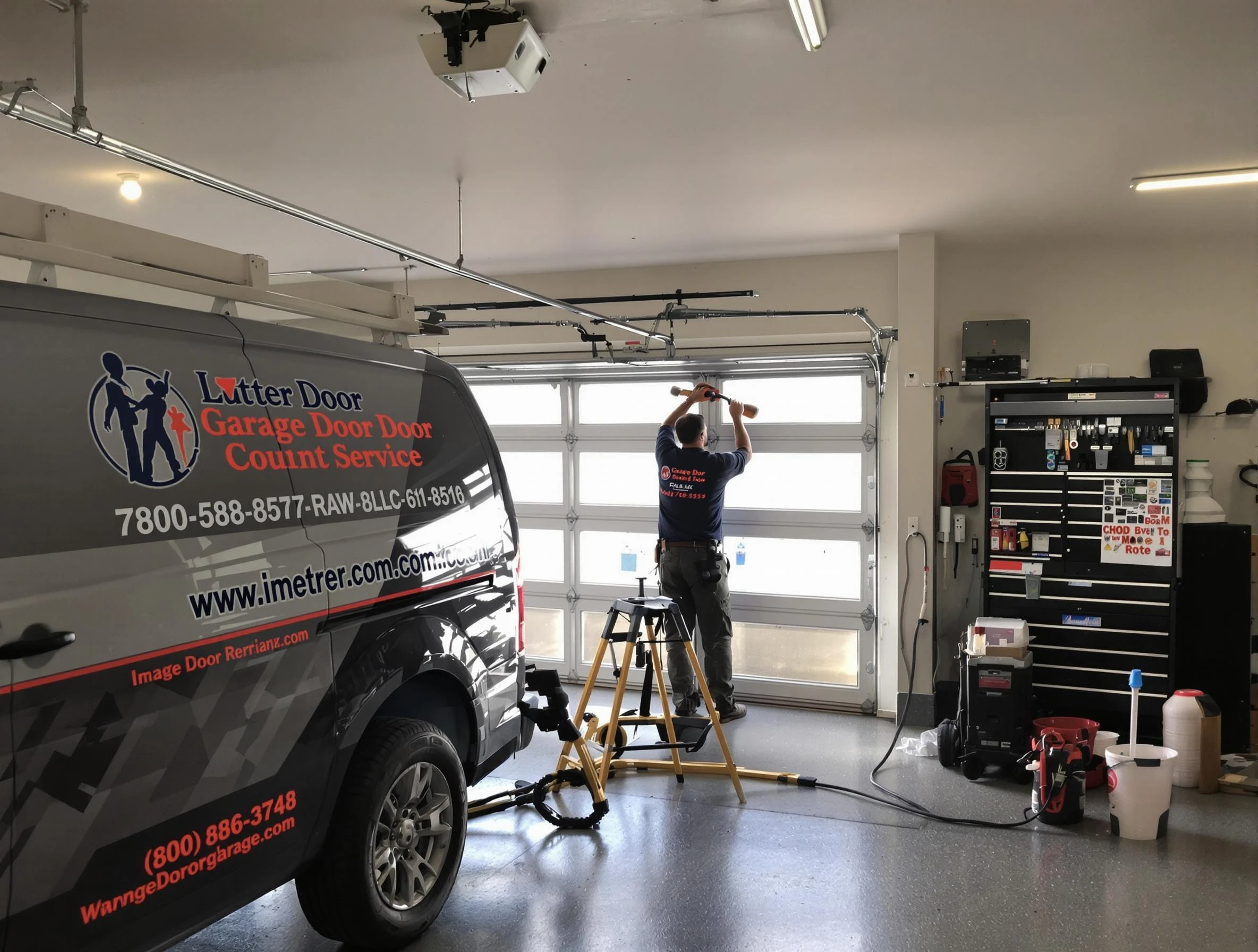 Coopertown Garage Door Repair rapid response team performing same-day repair in Coopertown